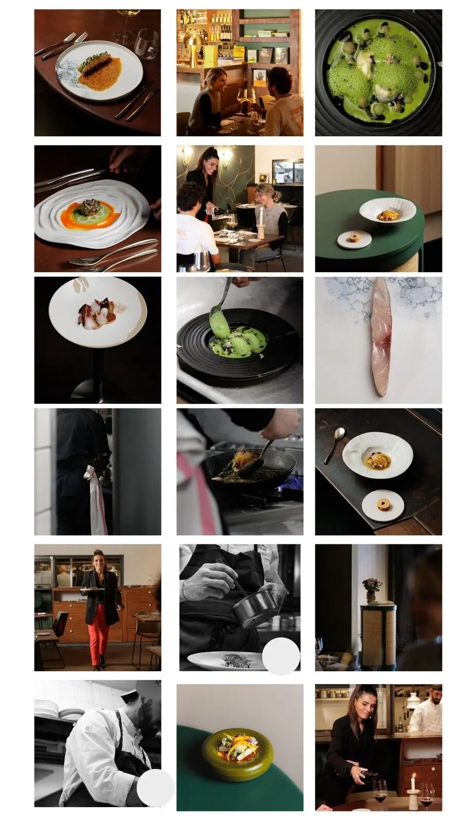 Grille Instagram restaurant gastronomique
